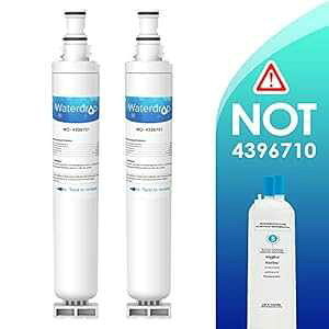 Waterdrop 4396701 ①ɗptB^[AWhirlpool 4396702A4396701AEDR6D1AEveryDrop Filter 6AKenmore 9915A46-9915 ɑΉA2pbN Waterdrop 4396701 Refrigerator Water Filter, Compatible with Whirlpool 4396702, 4396701, EDR6D1,