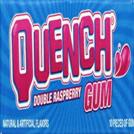 クエンチガム、ダブルラズベリー、10個、(12パック) Quench Gum, Double Raspberry, 10 Count, (12 Pack)