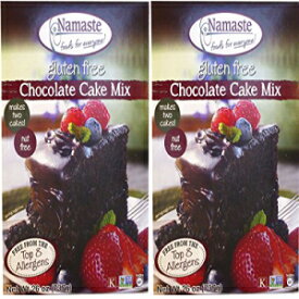 Namaste Foods チョコレートケーキミックス、26 オンス、2 パック Namaste Foods Chocolate Cake Mix, 26 oz, 2 pk