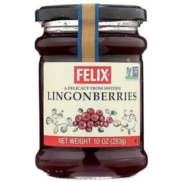 Felix Lingonberry Wild Jar,, 10 Ounce