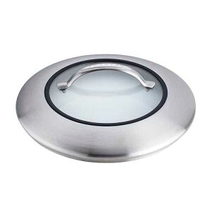 Scanpan CTX �X�e�����X�X�`�[��/�K���X�W�A6.25 �C���` Scanpan CTX Stainless Steel and Glass 6.25 Inch Lid