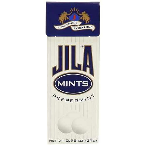 Jila Mints, Peppermint, 0.95-Ounce Packages (Pack of 12)