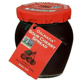 Dalmatia Sour Cherry Spread, 8.5 oz / Tart & Fruity Artisan Jam / All-Natural, Non-GMO / Perfect for Cheese Pairings, Pastries & Breakfast / Product of Croatia