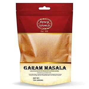 XpCV[[h K}T XpCXpE_[ 7IX (15 v~AXpCXuh) - Ar[KACh Spicy World Garam Masala Spice Powder 7-Ounce (15 Premium Spice Blend) - Salt Free, Vegan, I