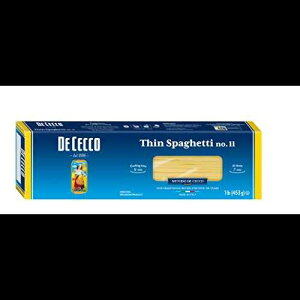 De Cecco XpQbeB[j pX^A16 IX -- 1 P[X 20 B De Cecco Spaghettini Pasta, 16 Ounce -- 20 per case.