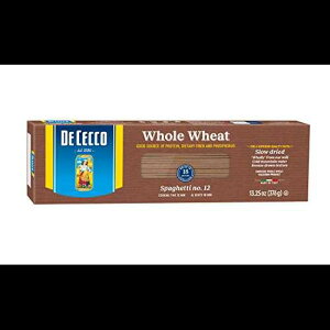 De Cecco SpX^AXpQbeBA13.25 IX (12 pbN) De Cecco Whole Wheat Pasta, Spaghetti, 13.25 Ounce (Pack of 12)