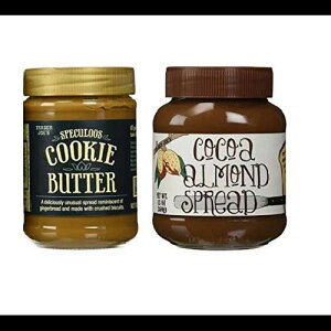 TJ's Trader Joe s Speculoos Cookie Butter 14.1 Oz & Trader Joe s Cocoa Almond Spread 13 Oz Bundle