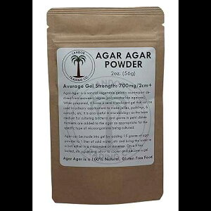Landor Trading Company Agar Agar Powder - 2 Ounces (56 Grams) - Average Gel Strength