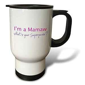 3dRose tm_193738_1 Im a Mamaw Whats Your Superpower zbgsN ΂ւ̖ʔMtg gx}O 14IX XeXX`[ 3dRose tm_193738_1 Im a Mamaw Whats Your Superpower Hot Pink Funny Gift for Grandma