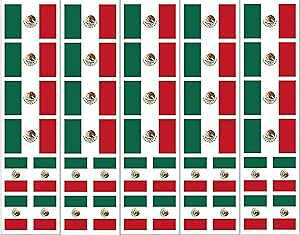 40 ̃^gD[: LVR̍ALVR p[eB[̋LOi PremiumTT temporary tattoos 40 Tattoos: Mexican Flag, Mexico Party Favors