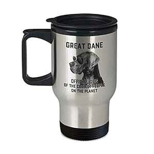 ʔO[gf[̗lւ̃Mtg - nōłN[ȐlX̌ - 14IX̃R[q[ eB[gx}O BeeTeeStore Funny Great Dane Lover Gift - Dog Of Coolest People On Planet - 14oz Coffee Tea Travel 
