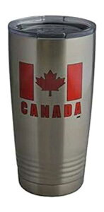 Ji_ Ji_ 20 IX XeXX`[ gx ^u[ }OJbv Wt ^fM zbg܂̓R[h Rogue River Tactical Canadian Canada Flag 20 Oz.Stainless Steel Travel Tumbler Mug Cup w/L
