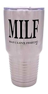傫 ʔ ނ 30 IX gx ^u[ }OJbv Wt n j I Love Fishing ނ Mtg  Rogue River Tactical Large Funny Fishing 30 Ounce Travel Tumbler Mug Cup w/Lid MILF Man I Love Fishing Fishing Gif