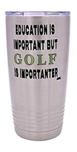 ȃt@j[St 20 IXBgx^u[ }OJbv Wt Mtg  dv Rogue River Tactical Sarcastic Funny Golf 20 Oz. Travel Tumbler Mug Cup w/Lid Gift Education Important