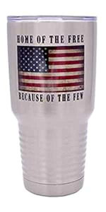 t[ ~^[ xe 30 IX̖{nBgx^u[ }OJbv Wt ^fM ۉEۗ Mtg Rogue River Tactical Home of the Free Military Veteran 30 Oz. Travel Tumbler Mug Cup w/Lid Vacuum