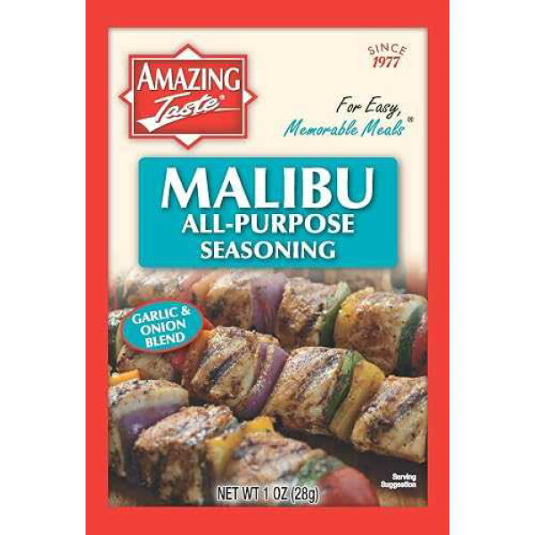 アメージング テイスト マリブ シーズニング バンドル (10 パケット - 各 1 オンス) Amazing Taste Malibu Seasoning Bundle (10 Packets- 1 oz ea.)