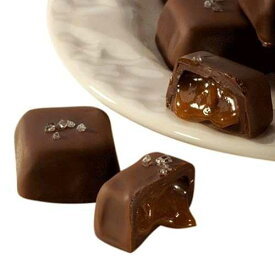フィラデルフィア キャンディーズ バニラ シーソルト キャラメル、ダークチョコレート 正味重量 1 ポンド Philadelphia Candies Vanilla Sea Salt Caramels, Dark Chocolate Net Wt 1 lb