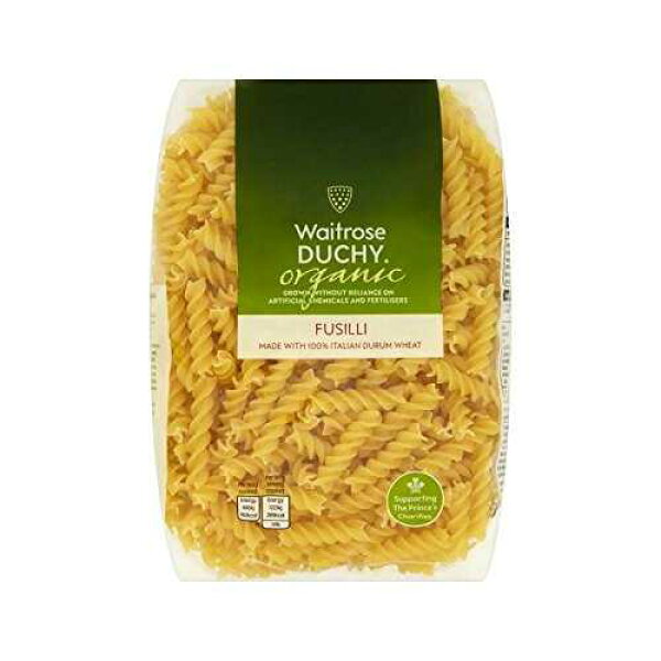 Duchy Waitrose オーガニック フジッリ 500g - 2 個パック Duchy from Waitrose Duchy Waitrose Organic Fusilli 500g - Pack of 2