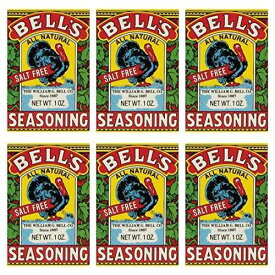 Bells オールナチュラルシーズニング - 1オンス (6個パック) Bells All Natural Seasoning - 1 oz (Pack of 6)