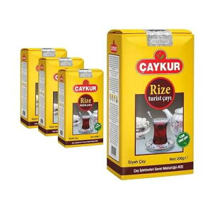 Caykur Rize �c�[���X�g �g���R�g�� 200 GR (4 �p�b�N) CAYKUR Rize Turist Black Tea, Authentic Turkish Loose Leaf Tea, Rich Aroma & Smooth Taste, Daily Rituals & Breakfast tea 200g / 4.4 Oz (Pack of 4)