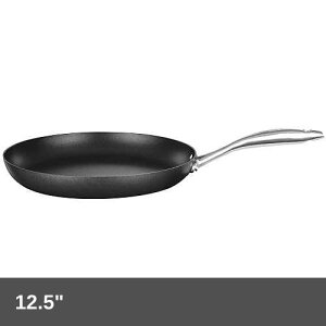 Scanpan PRO IQ �m���X�e�B�b�N �t���C�p���A12.5 �C���`�A�u���b�N Scanpan Pro IQ 12.5 inch Nonstick Fry Pan - Compatible with All Cooktops, Induction Ready, Metal Utensil Safe, Oven Safe to 500 F, Dishwasher Safe