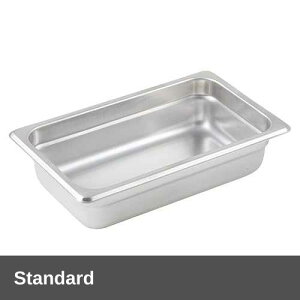 Winco �A���`�W���~���O �X�`�[���p���A1/4 x 2 1/2 �C���`�A�W���d�� Winco Anti-Jamming Steam Pan, 1/4 by 2 1/2-Inch, Standard Weight