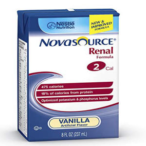 NESTLE CLINICAL NUTRITION Novasource Renal Nutritional Supplement ( NOVASOURCE RENAL, 8OZ BRIKS ) 27 Each / Case