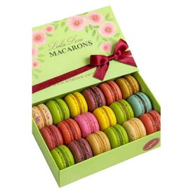Leila Love LeilaLove Macarons - 25 Gourmet Macarons Collections of dozen flavors box varies in seasonal style