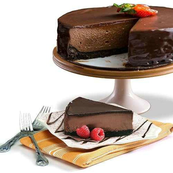 David's Cookies Cheesecakes - Creamy, Classic Bakery Dessert Perfect for Any Occasion - Great Gift Idea for Women, Men, and Kids for Delivery - Triple Chocolate Cheesecake (10", 14 pcs)