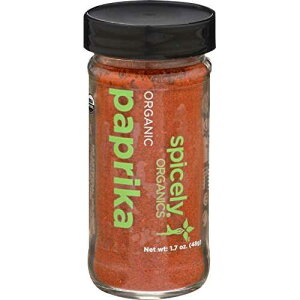 �X�p�C�X���[ �I�[�K�j�b�N �p�v���J �p�E�_�[ 1.70 �I���X �W���[ �F��O���e���t���[ Spicely Organic Paprika Powder 1.70 Ounce Jar Certified Gluten Free