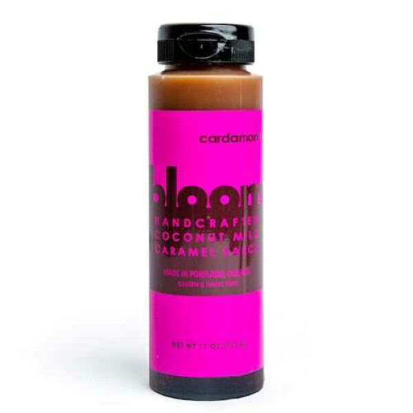 ブルーム・カラメル(カルダモンココナッツのカラメルソース、11オンス) Bloom Caramel Cardamom Coconut Caramel Sauce - Vegan, Dairy-Free Dessert Topping, Small Batch Artisanal Quality, Made with Premium Ingredients, Perfect for Coff