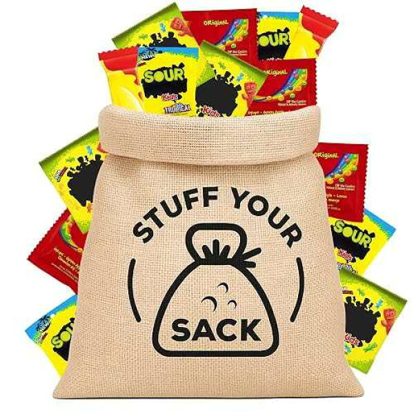 STUFF YOUR SACK Bite Sized Candy Variety Pack Care Package - 170 Count / 5 lbs
