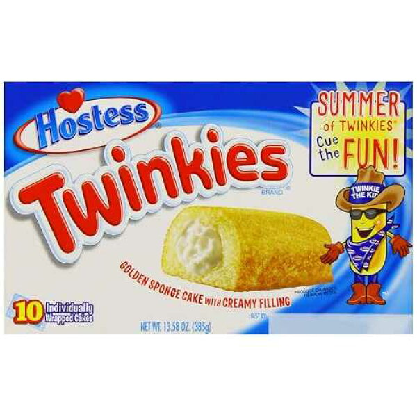 ホステス トゥインキーズ 385g(1個入り、計10個) Hostess Twinkies 385 g (Pack of 1, Total 10 Cakes)