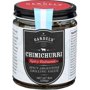 Authentic Chimichurri Steak Sauce, Grilling Glaze, Marinade, Dressing and Specialty Spread by Gardel's - Spicy Balsamico
