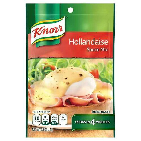 クノール オランデーズソース、0.9オンス包装(12個入り) Knorr Hollandaise Sauce, .9-Ounce Packages (Pack of 12)