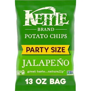 �P�g���u�����h�E�n���y�[�j���P�g���`�b�v�X Kettle Brand Potato Chips, Jalapeno Kettle Chips, Party Size, 13 Oz