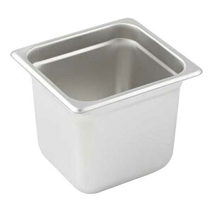 Winco SPJM-606 �W���~���O�h�~�X�`�[���p���A1/6 x 6 �C���`�A24 �Q�[�W Winco Anti-Jamming Steam Pan, 1/6 by 6-Inch, 24-Gauge