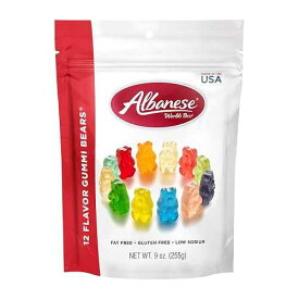 Albanese World's Best 12 Flavor Gummi Bears / 9oz Bag of Gummy Candy