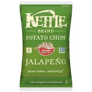 Kettle Brand Potato Chips Jalapeno 8.50 Ounces (Case of 12)