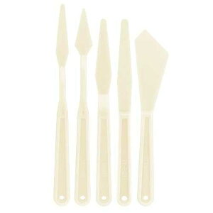 U.S. Art Supply �y�C���e�B���O�i�C�t 5�{�Z�b�g �v���X�`�b�N�� �A�N������ ���G �G��p U.S. Art Supply 5-Piece Plastic Palette Knife Set for Acrylic Painting
