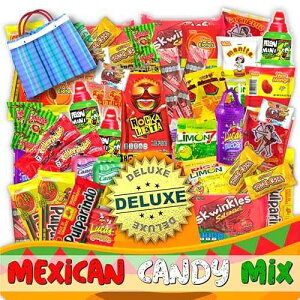 JVR TRADE Mexican Candy Mix Assortment Snack (86 Count) Dulces Mexicanos Variety Of Best Sellers Sweet, SPICY and SOUR Bulk candies, Includes Luca Candy, Pelon, Pulparindo, Rellerindo, 2 Mini Mecxican Tote Mercado B