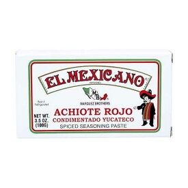 El Mexicano Achiote Paste (Red, 3.5 oz)(Pack 1)