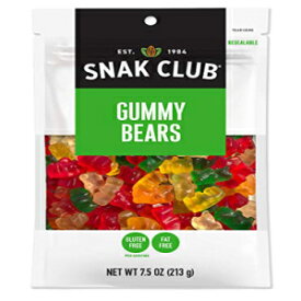 スナッククラブ スナッククラブ グミベア、7.5オンス、6個パック、7.5オンス Snak Club Snak Club Gummy Bears, 7.5-oz, 6-Pack, 7.5 Ounce