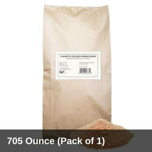 Lakanto Golden Monk Fruit Sweetener With Erythritol, Raw Cane Sugar Substitute From Monk Fruit Extract, Raw Sugar Replacement for Baking, Coffee & Tea, Gluten Free, Low Carb, Non GMO, Keto, 1 LB Bag