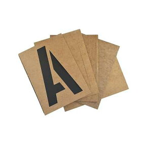 Westcott LetterCraft Oil Board Stencil Kit, 10-Inch Caps (15828)