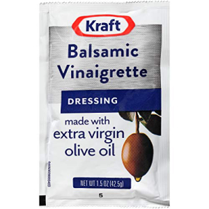 クラフトバルサミックビネグレットサラダドレッシング 1.5オンス 最安値 シングルサーブパケット 60パック Kraft Balsamic 【再入荷】 Vinaigrette Salad Dressing 1.5 of Single 60 oz. Packets Pack Serve
