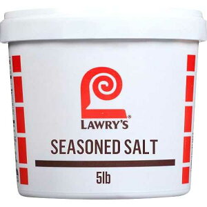 ���[���[�Y�̃V�[�Y�j���O�\���g�A�I�[���p�[�p�X�����~�b�N�X Lawry's Lawrys Seasoned Salt, 5 lb - One 5 Pound Container of All-Purpose Seasoned Salt Made With Perfect Blend of Salt, Garlic, Turmeric, Celery, Paprika and Othe