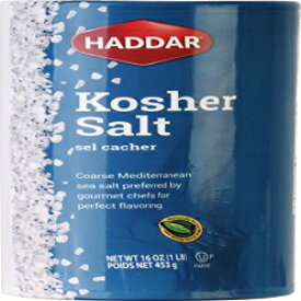 ハダール コーシャー ソルト 1 パック (16 オンス) イタリア製 Haddar Kosher Salt 1 Pack (16oz) Made in Italy
