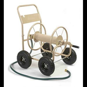 Liberty Garden 870-M1-2 HƗp 4 փK[f z[X [ J[gA300 tB[g 5/8 C` z[X[ - ^ Liberty Garden Products Liberty Garden 870-M1-2 Industrial 4-Wheel Garden Hose Reel Cart, Holds 300-Feet of 5/
