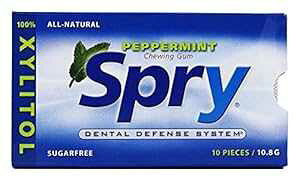 Spry, K LVg[ yp[~gA10  Spry, Gum Xylitol Peppermint, 10 Count